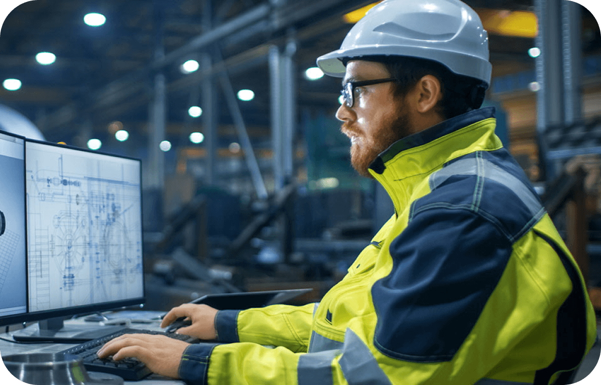 engineer working